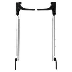 Polyplastic Polyfix window stays 300 mm, stepless adjustment, with latch – left + right set