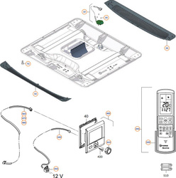 Wiązka przewodów rozdzielacza powietrza do systemów klimatyzacji Aventa Compact