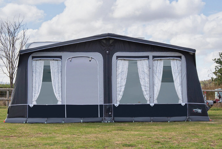 Przedsionek dmuchany sezonowy CAMPTECH Diamant Air 10 - obwód 875-900 cm, Camptex All Season, 4 okna