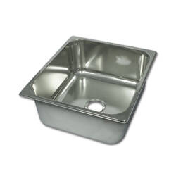 Rectangular stainless steel sink - 35 x 32 x 15 cm