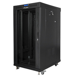 Szafa Rack Lanberg 19" 22U FF01-6622-12BL V2 z termostatem