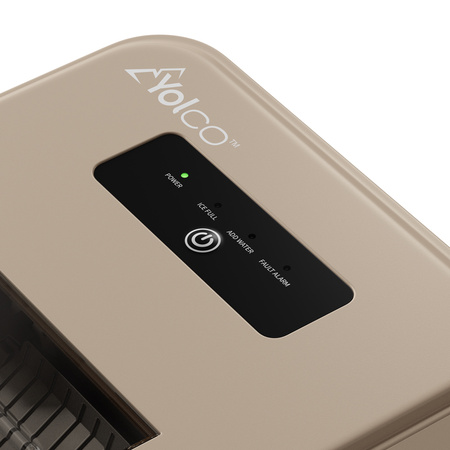 Yolco kostkarka do lodu ICM1 12/24 V i 120-240 V, 10 kg/dobę, piaskowa