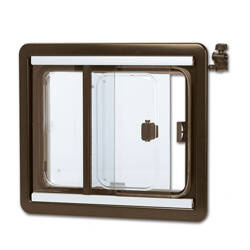 Seitz S4 sliding window 700 x 550 brown