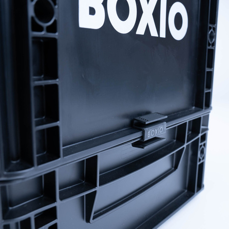 BOXIO CLIPS - 6 klipsów łączących Euroboxy BOXIO przed przesuwaniem i przewracaniem