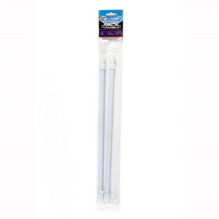 Barkeeper do szafek o szerokości 41-71 cm - Biały - Zestaw 2 szt.