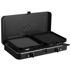 CADAC Kuchenka gazowa 2 Cook 3 Turbo FFD Deluxe 2 palniki 30 mbar z rusztami grill - kemping