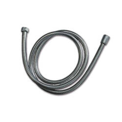 Biały rozciągliwy wąż PVC F 1/2" - C 1/2" - 1,5 / 2 m