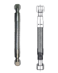 RegO 197" (5,00m) LNG 1" Hose Stainless Steel Connections - CHS-8-514-514-197