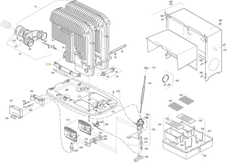 Sensor holder for heating Trumatic S 3004 (P) / S 5004