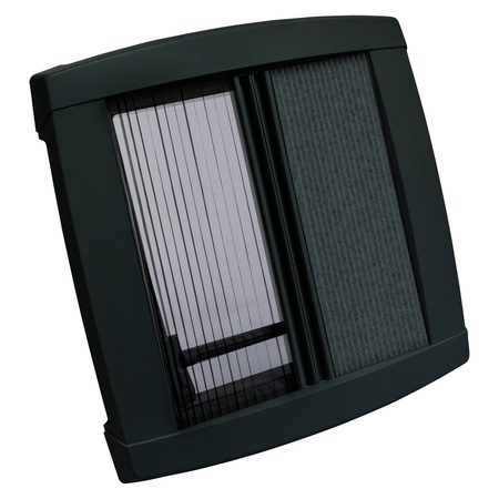 MPK Okno dachowe VisionStar M 40 x 40 cm czarna rama z roletą i moskitierą - dach 25-60 mm
