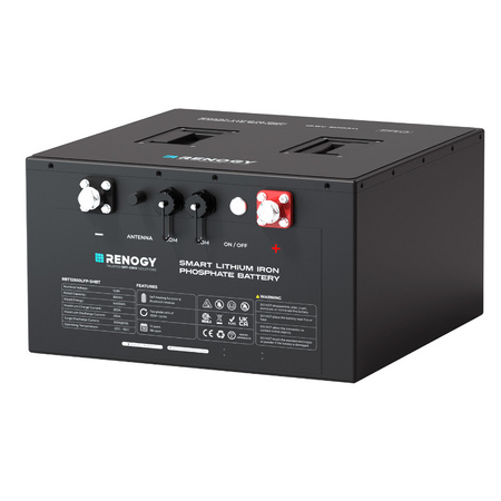 Akumulator Renogy LiFePO4 12V 500Ah Pro Smart z Bluetooth i funkcją samonagrzewania