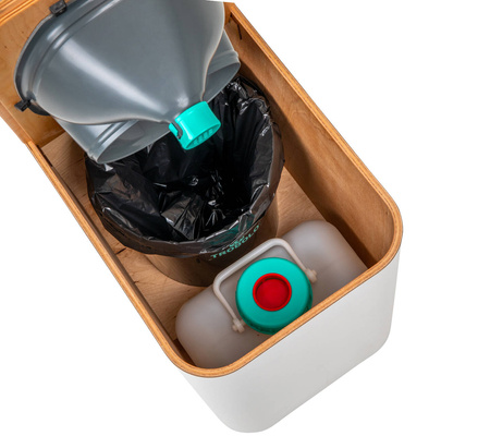 Stationary composting indoor toilets TROBOLO SilvaBlœm (white)