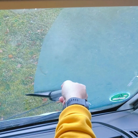 UniCamp Ściągacz Przednich Szyb Czarny 22 cm