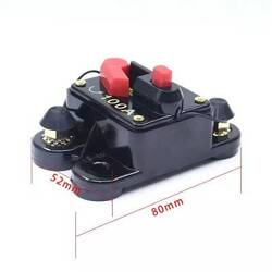 Wodoodporny bezpiecznik automatyczny 12V - 48V DC 30A