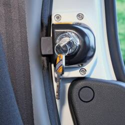 Anti-Theft Locks for Driver's Cab Doors