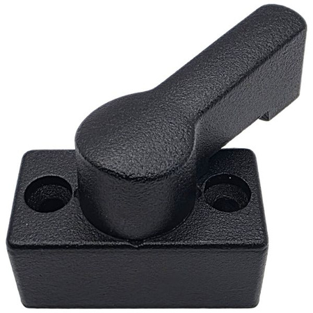 STS zatrzask do drzwi czarny 18 mm obrotowy 4 pozycje meblowy