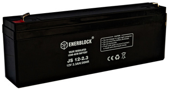 Akumulator kwasowo-ołowiowy ENERBLOCK AGM 12V, 2.3AH Seria JS