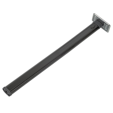Przegubowa stopa podporowa czarna 67,5cm aluminium