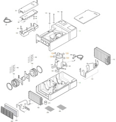 Shock absorber for Saphir Compact air conditioning systems