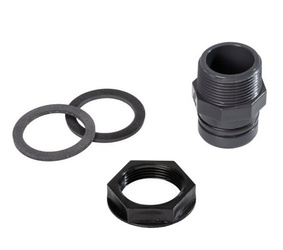 LILIE Przyłącze zbiornika GrauGELB 1 1/4" (32 mm) z rowkiem zewnętrznym - zbiornik wody szarej