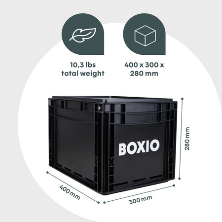 BOXIO COOK - kuchenka gazowa ze stali nierdzewnej w Euroboxie 40 x 30 x 28 cm