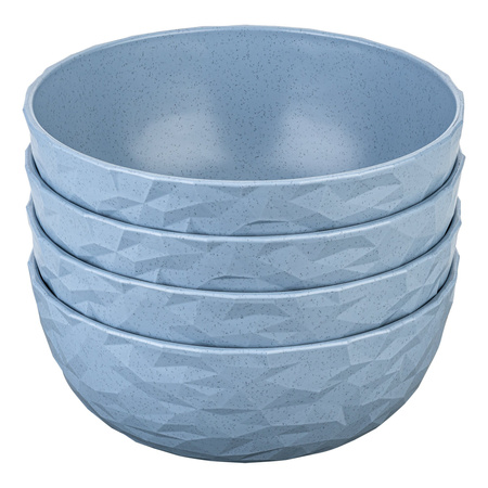 Miska koziol CLUB BOWL 4 sztuki 700 ml - niebieska