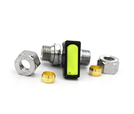 Zawór gazowy pojedynczy manualny - 8mm