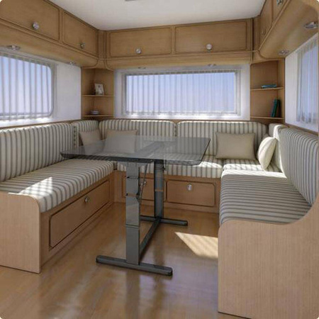 Rama podnoszonego stołu HTA 116 jasnoszara Kesseböhmer