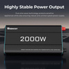 2000W 12V Pure Sine Wave Inverter With English Standard Socket (with UPS Function)
