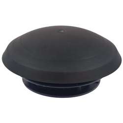 Roof Vent 110 with Fly Screen, black