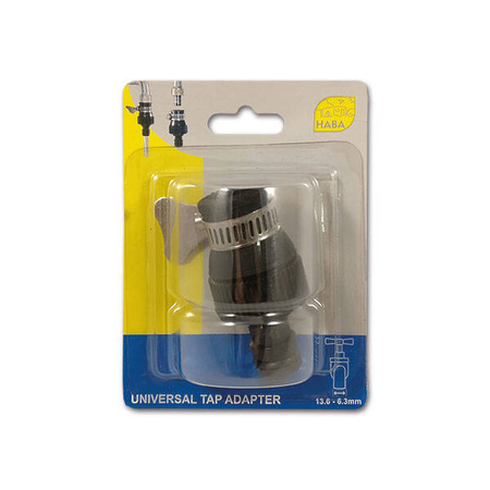 Garden tap adapter in packaging
