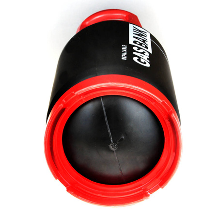 GasBank Single SLIM 5 kg Kevlar - LPG Refillable Gas Cylinder - DIN (G12 KLF) Inlet/Outlet