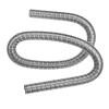 Autoterm Rura wydechowa ogrzewania Ø 24 mm INOX - 1 m