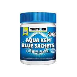 Thetford Aqua Kem Blue sachets 15 pcs - dissolvable sachets for the cassette toilet waste-holding tank