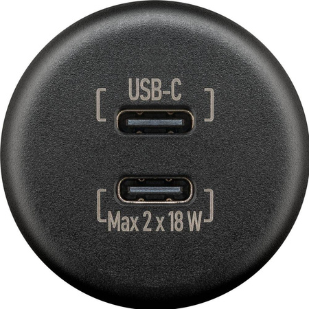 Dual Built-In Charger USB-C