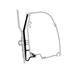 Adapter marki Fiamma do pojazdu Ford Nugget Westfalia z wysokim dachem