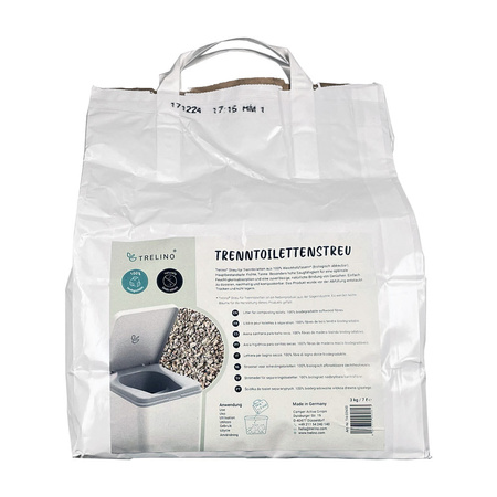 Trelino Ściółka z włókien iglastych 7 l, 3 kg - toaleta separacyjna