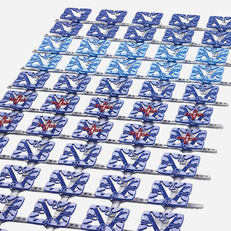 Froli Star Mobil spring bed system for approx. 90/100 x 200 cm - 60 standard and 12 soft springs, for motorhomes and caravans