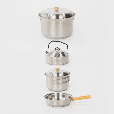 BOXIO COOK Max + - Zestaw do gotowania na kempingu z kuchenką gazową