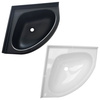 Corner Sink, 340 x 165 mm, black