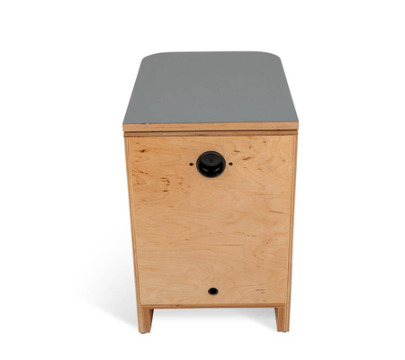 Toaleta kompostująca stacjonarna TROBOLO SilvaBlœm (szara)