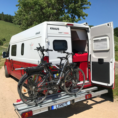 Linnepe bagażnik SlidePort Black Edition do Fiat Ducato 1380mm