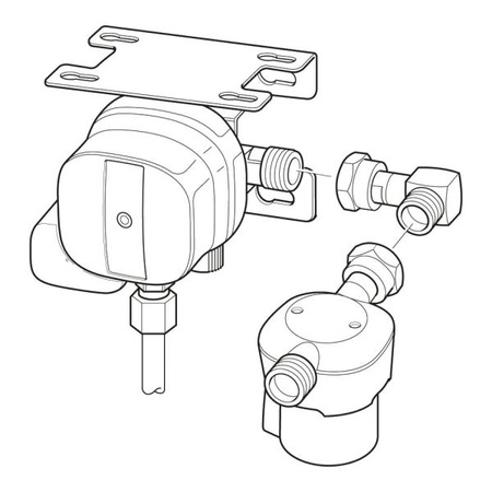 Truma MonoControl CS gas pressure regulator 30mbar 1,5kg/h - without crash sensor