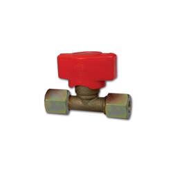 1-way gas tap Ø 8 mm max. 4 bar