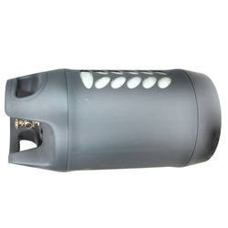 Composite cylinder for forklifts, 26.2 liters, G.12 FLT valve, gray