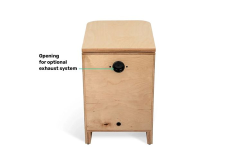 TROBOLO SilvaBlœm - wooden composting toilet with urine separation, natural wood