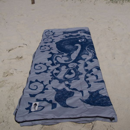 Vanlife Sleeping Bag Bentcho, New Zealand Octopus print