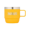 Stainless Steel Espresso Cup with Handle, 177 ml, yellow