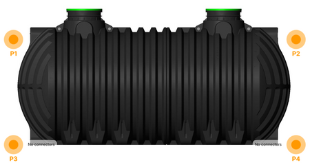 AQUAstay WASTEWATER TANK 50.000 L - XXL BLACK