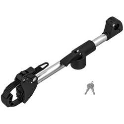 Zapięcie na rzep z paskiem czarne 400mm 12cm x 6cm